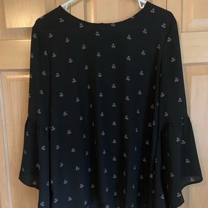 BLACK Loft Outlet Bell Sleeved Top